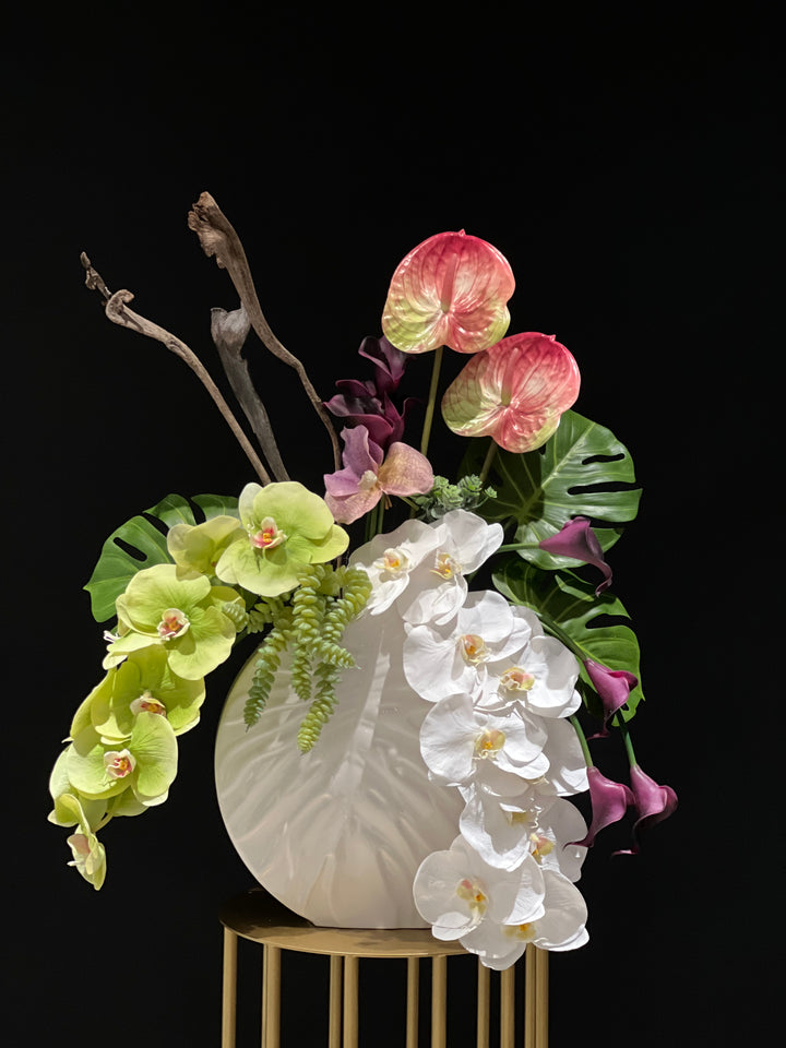 Nature’s Canvas Faux Arrangement (23-121) - Yonge Florist